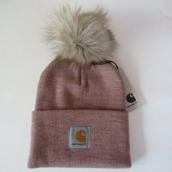 Carhartt Beanie Handmade in USA Pom Cap
